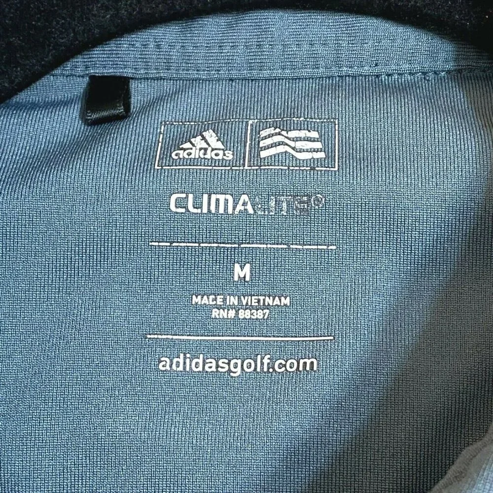 Adidas Climalite Golf Polo Shirt‎ Gray Striped MD